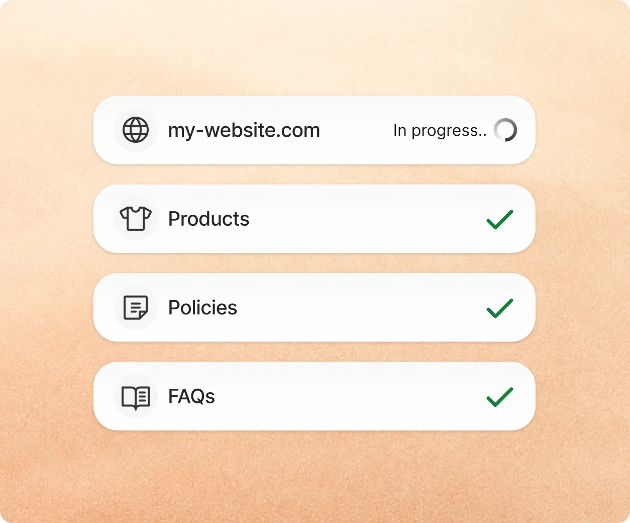 Training a Fellix agent on a product catalogue before it goes live